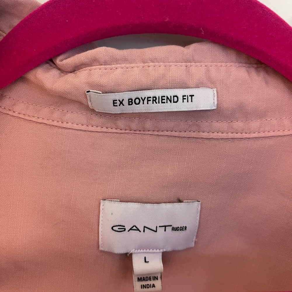 GANT cotton button down - Size Large - Like New - Pink/Salmon - Picture 2 of 6